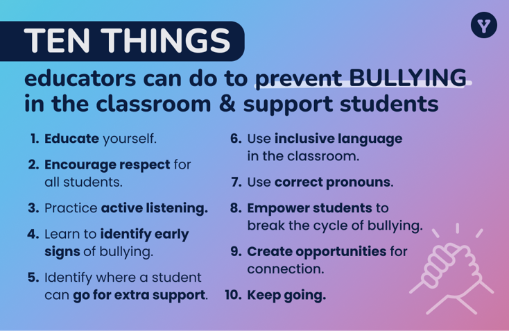 Preventing Bullying In The Classroom 10 Proactive Tips For Educators Youth Engagement Network